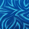 Вискоза принт "Абстракция" ST3255, синий, голубой, 95 г/м², 145 см фото № 2