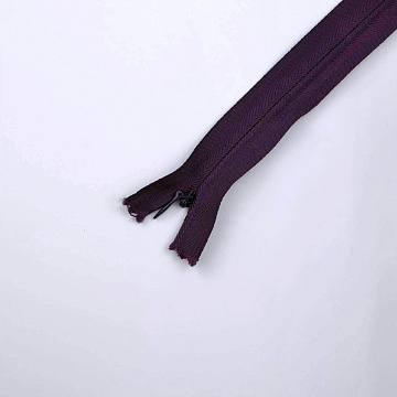 Молния потайная 40 см, виноградный