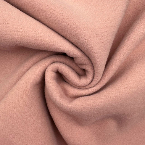 Пальтово-костюмная ткань (кашемир), пыльно-розовый, 150 см, 300 г/м²