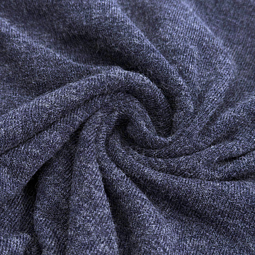 Трикотаж ангора TRX112, темно-синий, 160 см, 390 г/м²