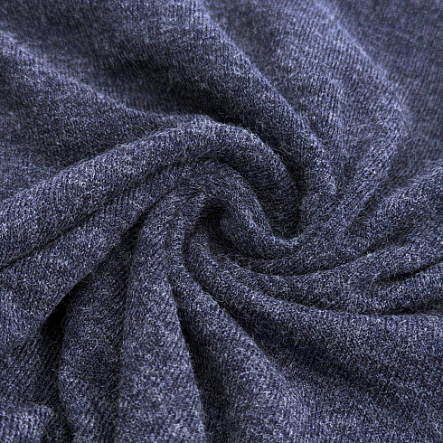 Трикотаж ангора TRX112, темно-синий, 160 см, 390 г/м²