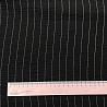 Плательная ткань в полоску CEY156Q черный, белый, 150 см, 180 г/м² фото № 4