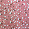 Блузочная ткань с вискозой "Цветы" D7124, розовый, белый, 90 г/м², 145 см фото № 4