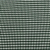 Трикотаж жаккард принт "Гусиная лапка" JC6289 темно-болотный, белый, 155 см, 215 г/м² фото № 5