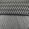 Трикотаж жаккард принт "Ромбы" 13084, Col.1, черный, белый, 155 см, 215 г/м² фото № 3