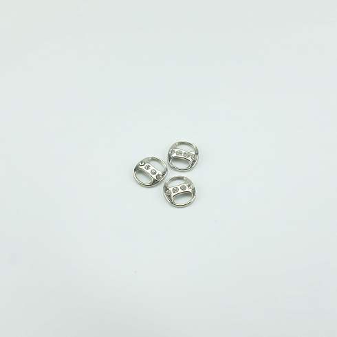 Пряжка 2079, серебро, 1,7 см