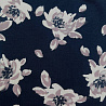 Трикотаж джерси принт "Цветы" WPP611, темно-синий, бледно-розовый,  270 г/м², 150 см фото № 4