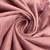 Трикотаж под замшу "браш" розово-персиковый, 150 см, 200 г/м² фото №1