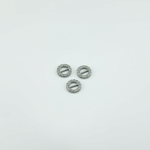 Пряжка 2169, никель, 1,5 см