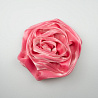 Аппликация "Роза" 043, розовый, 13 см фото №1