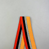 Подвяз трикотажный R16 серый, желто-оранжевый, 4,5 см фото № 3