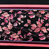Трикотаж джерси принт "Листья" F024794 Col.1 черный, розовый, 150 см, 270 г/м² фото № 4