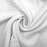 Плательная однотонная ткань WP318Q, белый, 135 г/м², 150 см фото №1