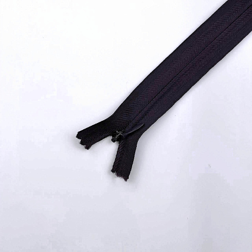 Молния потайная 40 см, серо-фиолетовый