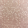 Коттон "Звездочки" D1818, бледно-розовый, белый, 68 г/м², 150 см фото № 4