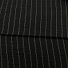 Плательная ткань в полоску CEY156Q черный, белый, 150 см, 180 г/м² фото № 3