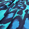 Вискоза принт "Леопардовый" ST4948, голубой, темно-синий, 95 г/м², 145 см фото № 2
