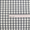 Блузочная ткань "Клетка" D11, серый, белый, 150 г/м², 150 см фото № 4