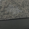 Трикотаж эластан (скуба) эмбос "Кружева" PDE283 черный, серый, 150 см, 270 г/м² фото № 4
