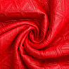Трикотаж жаккард под кожу JC496, красный, 150 см, 340 г/м² фото №1