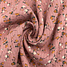 Коттон принт "Цветочки" A274 пастельный розовый, 145 см, 115 г/м² фото №1