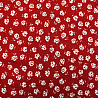 Вискоза-твил "Цветы" GR-016, красный, белый, 110 г/м², 150 см фото № 4