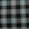 Костюмная клетка "Шотландка" арт.NZ-429, черный, морской волны, 150 см, 200 г/м² фото № 3