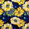 Трикотаж джерси принт "Цветы" EMP020, желтый, электрик, 270 г/м², 150 см фото № 4