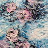 Гипюр принт стрейч S1201-204, голубой, розовый, 150 см фото № 3