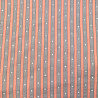 Блузочная принт "Полоски" 2219 персиковый, серый, 145 см, 130 г/м² фото № 4