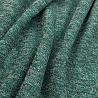 Трикотаж меланж в рубчик TRX138 зеленый, 150 см, 300 г/м² фото № 2