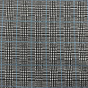 Трикотаж жаккард принт "Гленчек" TH19014 черный, голубой, 150 см, 215 г/м² фото № 5