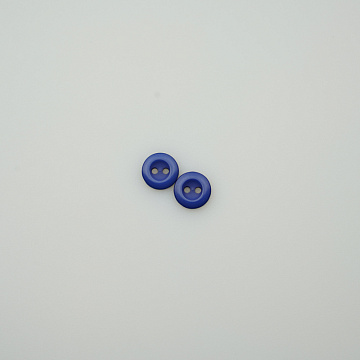 Пуговица 6 L18, D.1,1 см (уп.500 шт.) синий