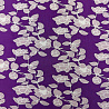 Вискоза-твил "Цветы" GR-007, фиолетовый, белый, 150 см, 110 г/м² фото № 4