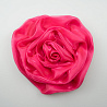 Аппликация "Роза" 043, ярко-розовый, 14 см фото №1