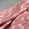 Блузочная ткань с вискозой "Цветы" D7124, розовый, белый, 90 г/м², 145 см фото № 2