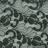 Гипюр "Узоры" с люрексом 3110, черный, 75-80 г/м², 150 см фото № 2