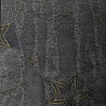 Сетка с люрексом "Звезды" D1, черный, золото, 95 г/м², 150 см фото № 3