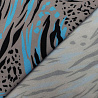 Ниагара принт "Абстракция" D5117-1, бежево-серый, голубой, 150 см, 110 г/м² фото № 3