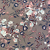 Ниагара принт "Цветы" N4241 бежево-розовый, джинсовый, 150 см, 110 г/м² фото № 4