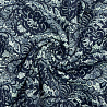 Трикотаж джерси принт RY21980, темно-синий, мятный, 270 г/м², 150 см фото №1