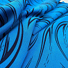 Вискоза принт "Абстракция" ST3949, голубой, темно-синий, 95 г/м², 145 см фото № 2