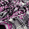 Трикотаж вискоза набивная "Огурцы" D-RY-20419, фиолетовый, серый, 150 см, 200 г/м² фото № 2