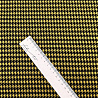 Трикотаж жаккард принт "Гусиная лапка" JC6289 черный, горчица, 155 см, 215 г/м² фото № 4