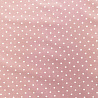 Ниагара принт "Горошки" D1, пыльно-розовый, белый, 150 см, 110 г/м² фото № 4