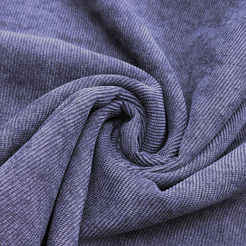 Микровельвет KW128-1, джинсовый, 230 г/м², 150 см