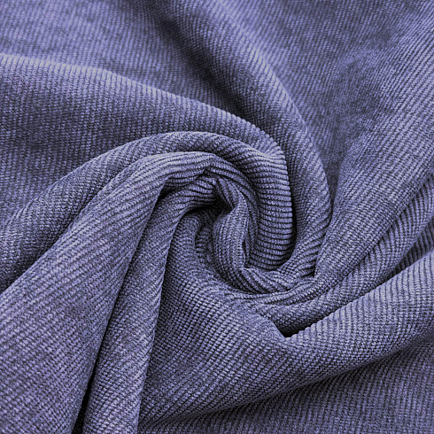 Микровельвет KW128-1, джинсовый, 230 г/м², 150 см