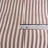 Блузочная ткань "Полосы" D10, розовый, белый, 150 см, 150 г/м² фото № 4