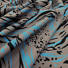 Ниагара принт "Абстракция" D5117-1, бежево-серый, голубой, 150 см, 110 г/м² фото № 2