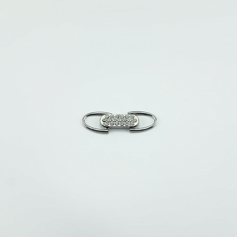 Пряжка 1205, никель, 4,6 см
